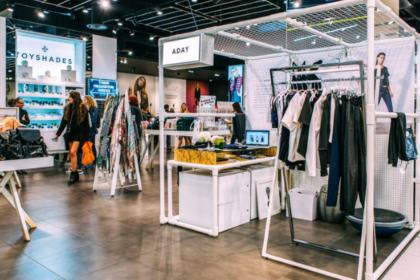 Taking advantage of little pop-up stores in different areas